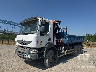 RENAULT KERAX 410 2008 Palfinger PK16502 6200 kg ... - Sklápěč, Auto s hydraulickou rukou: obrázek 1 RENAULT KERAX 410 2008 Palfinger PK16502 6200 kg ... - Sklápěč, Auto s hydraulickou rukou: obrázek 1
