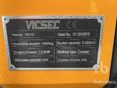 VICSEC VC13 Mini Pelle (Non Utilise) (Unused) - Mini rýpadlo: obrázek 5 VICSEC VC13 Mini Pelle (Non Utilise) (Unused) - Mini rýpadlo: obrázek 5