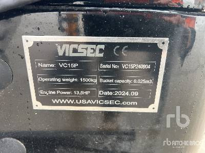 VICSEC VC15P-Y Mini Pelle (Non Utilise) (Unused) - Mini rýpadlo: obrázek 5 VICSEC VC15P-Y Mini Pelle (Non Utilise) (Unused) - Mini rýpadlo: obrázek 5