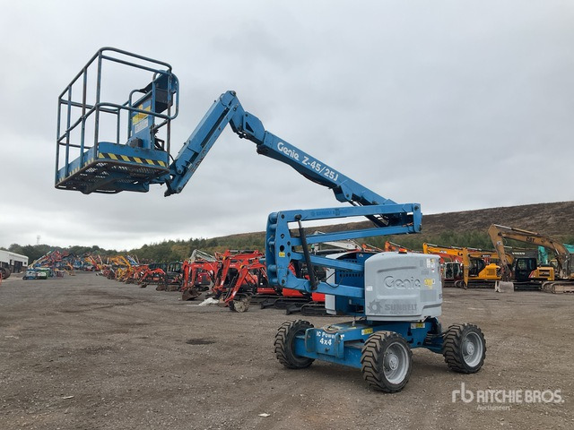 2014 Genie Z45/25J 4WD Diesel Articulating Boom Lift - Kloubová plošina: obrázek 1 2014 Genie Z45/25J 4WD Diesel Articulating Boom Lift - Kloubová plošina: obrázek 1