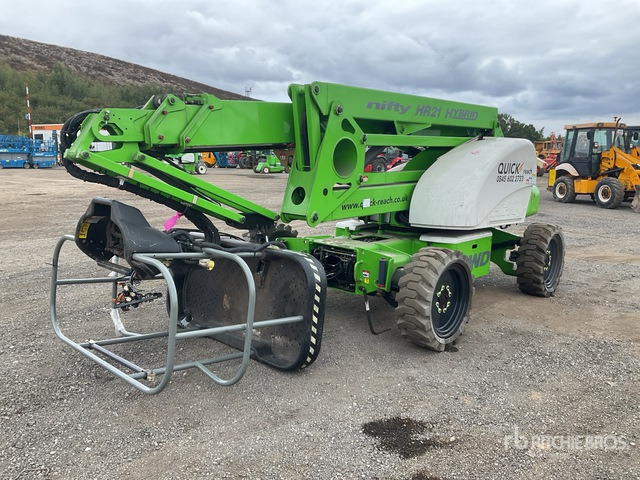 2016 Nifty HR21 4WD Hybrid (Inoperable) Articulating Boom Lift - Kloubová plošina: obrázek 1 2016 Nifty HR21 4WD Hybrid (Inoperable) Articulating Boom Lift - Kloubová plošina: obrázek 1