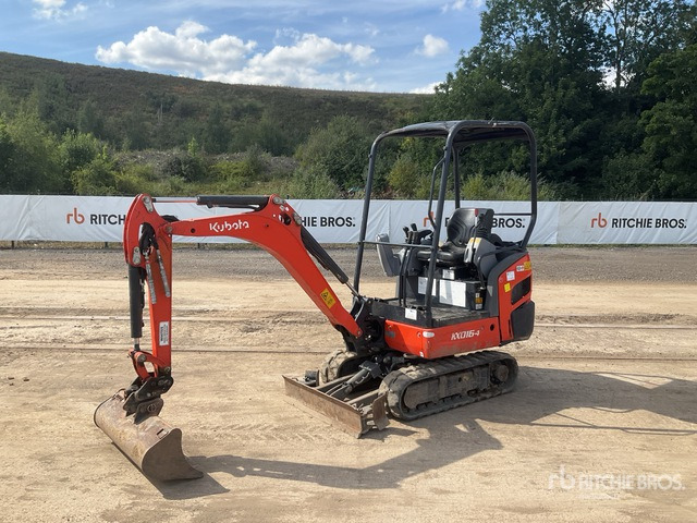 2017 Kubota KX016-4 Mini Excavator: <6.6t - Mini rýpadlo: obrázek 1 2017 Kubota KX016-4 Mini Excavator: <6.6t - Mini rýpadlo: obrázek 1