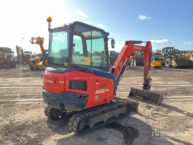2017 Kubota KX027-4 Mini Excavator: <6.6t - Mini rýpadlo: obrázek 3 2017 Kubota KX027-4 Mini Excavator: <6.6t - Mini rýpadlo: obrázek 3