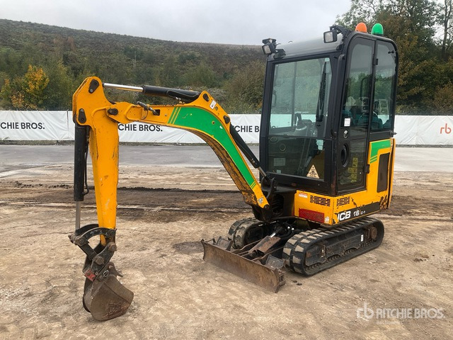 2018 JCB 16C-1 2018 JCB 16c-1 Mini Excavator Mini Excavator: <6.6t - Mini rýpadlo: obrázek 2 2018 JCB 16C-1 2018 JCB 16c-1 Mini Excavator Mini Excavator: <6.6t - Mini rýpadlo: obrázek 2