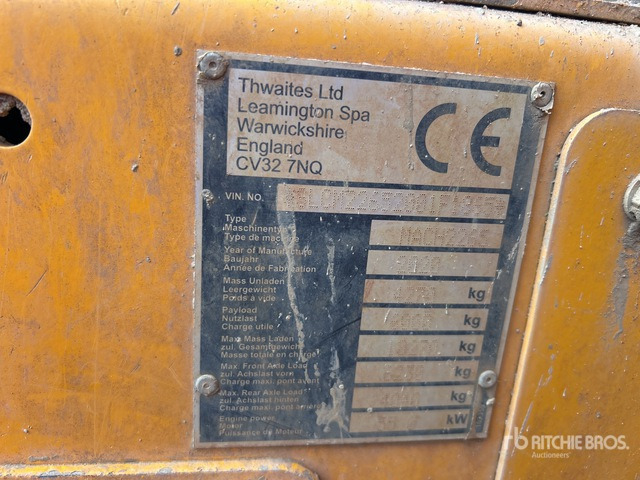 Mini-sklápěčka 2020 Thwaites MACH2265 6 ton 4x4 Dumper: obrázek 1