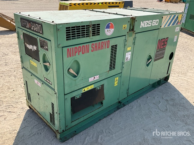 1990 Nippon Sharyo NES60SHI 50 kVA Skid-Mounted Generator Set - Elektrický generátor: obrázek 1 1990 Nippon Sharyo NES60SHI 50 kVA Skid-Mounted Generator Set - Elektrický generátor: obrázek 1