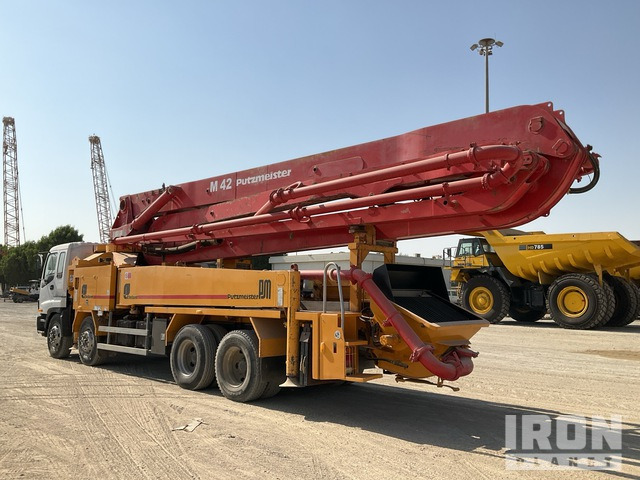 2002 Isuzu CXH50T 2003 Putzmeister M42 on 8x4 Twi ... Concrete Pump Truck - Autočerpadlo: obrázek 4 2002 Isuzu CXH50T 2003 Putzmeister M42 on 8x4 Twi ... Concrete Pump Truck - Autočerpadlo: obrázek 4