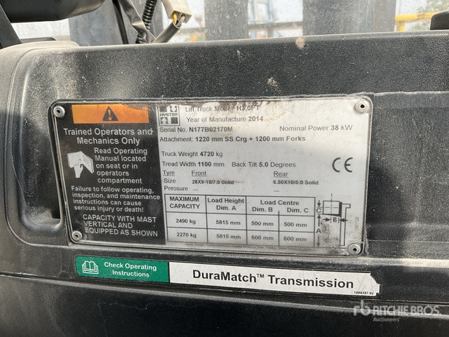 2014 Hyster H3.0FT 3 ton Forklift - Vysokozdvižný vozík: obrázek 2 2014 Hyster H3.0FT 3 ton Forklift - Vysokozdvižný vozík: obrázek 2