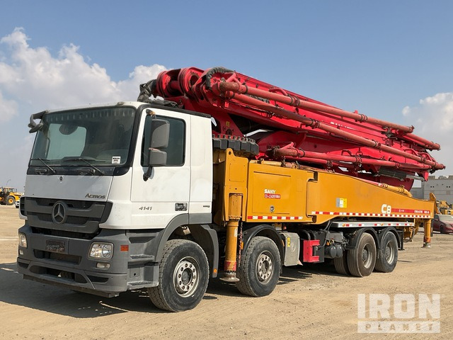 2019 Mercedes-Benz Actros 4141 2019 Sany SYM5443THB 56 m on 8x ... Concrete Pump Truck - Autočerpadlo: obrázek 1 2019 Mercedes-Benz Actros 4141 2019 Sany SYM5443THB 56 m on 8x ... Concrete Pump Truck - Autočerpadlo: obrázek 1