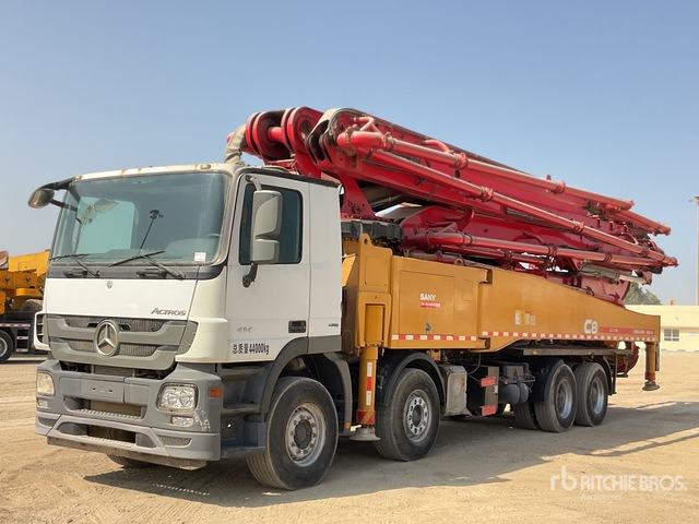 2019 Mercedes Benz Actros 4144 2019 Sany SYM5449THB 56 m on 8x ... Concrete Pump Truck - Autočerpadlo: obrázek 1 2019 Mercedes Benz Actros 4144 2019 Sany SYM5449THB 56 m on 8x ... Concrete Pump Truck - Autočerpadlo: obrázek 1