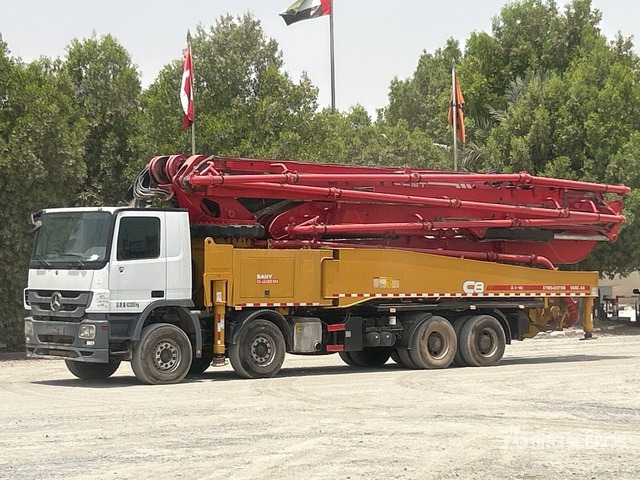 2020 Mercedes-Benz Actros 4141 2020 Sany SYM5449THBE 56 m on 8 ... Concrete Pump Truck - Autočerpadlo: obrázek 1 2020 Mercedes-Benz Actros 4141 2020 Sany SYM5449THBE 56 m on 8 ... Concrete Pump Truck - Autočerpadlo: obrázek 1