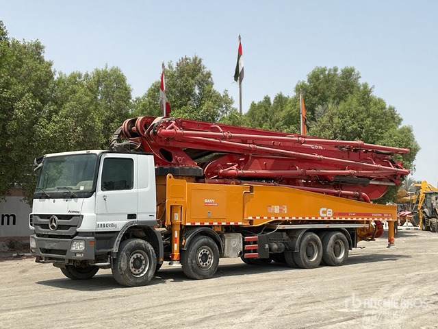 2020 Mercedes-Benz Actros 4141 2020 Sany SYM5449THBE 56 m on 8 ... Concrete Pump Truck - Autočerpadlo: obrázek 2 2020 Mercedes-Benz Actros 4141 2020 Sany SYM5449THBE 56 m on 8 ... Concrete Pump Truck - Autočerpadlo: obrázek 2