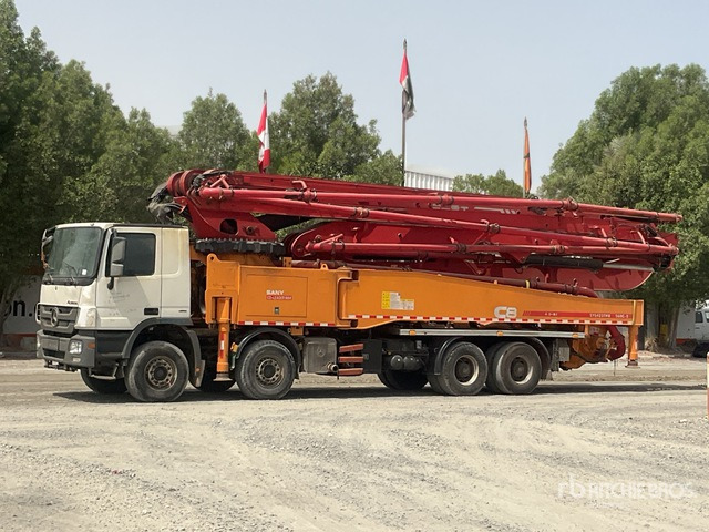 2020 Mercedes-Benz Actros 4143 2020 Sany SYM5449THBE 56 m on 8 ... Concrete Pump Truck - Autočerpadlo: obrázek 1 2020 Mercedes-Benz Actros 4143 2020 Sany SYM5449THBE 56 m on 8 ... Concrete Pump Truck - Autočerpadlo: obrázek 1