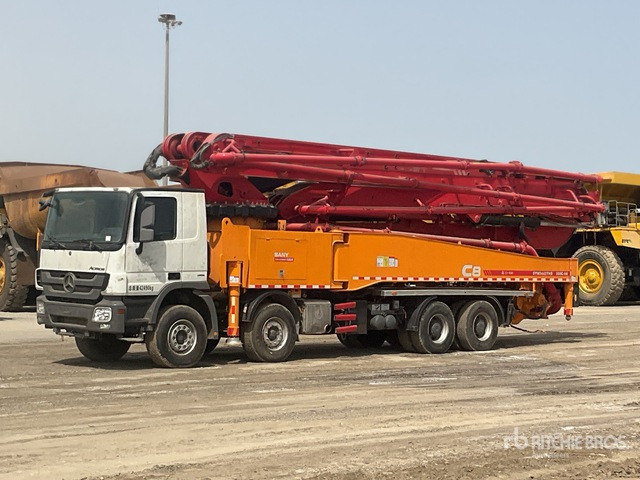 2020 Mercedes-Benz Actros 4143 2020 Sany SYM5449THBE 56 m on 8 ... Concrete Pump Truck - Autočerpadlo: obrázek 1 2020 Mercedes-Benz Actros 4143 2020 Sany SYM5449THBE 56 m on 8 ... Concrete Pump Truck - Autočerpadlo: obrázek 1