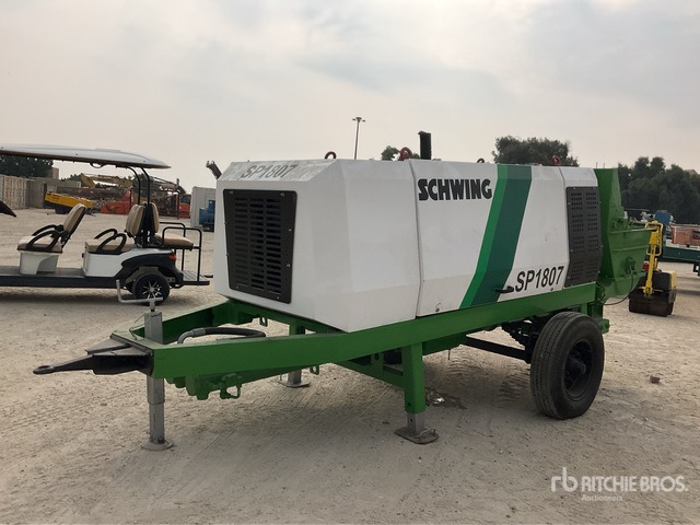 2024 Schwing SP1807 RMC Portable Concrete Pump - Stacionární čerpadlo betonu: obrázek 1 2024 Schwing SP1807 RMC Portable Concrete Pump - Stacionární čerpadlo betonu: obrázek 1