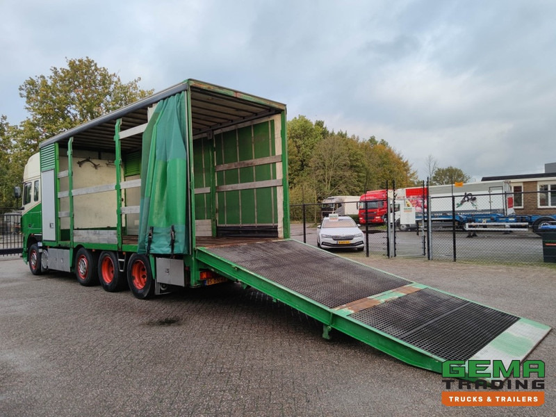 DAF FAK XF95.430 8x2 SuperSpaceCab Euro3 - CurtainSider 7.31m + Ramp 16T - MachineTransporter - 6 Persons (V558) - Přepravník automobilů: obrázek 2 DAF FAK XF95.430 8x2 SuperSpaceCab Euro3 - CurtainSider 7.31m + Ramp 16T - MachineTransporter - 6 Persons (V558) - Přepravník automobilů: obrázek 2