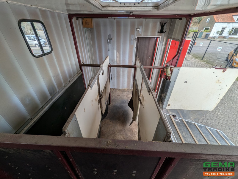 Auto na přepravu koní Iveco Tector ML120E24D 4x2 Euro3 DubbelCabine - Paardenwagen 3-Paards - Kleedruimte - Hydraulische klep- TOP!: obrázek 6
