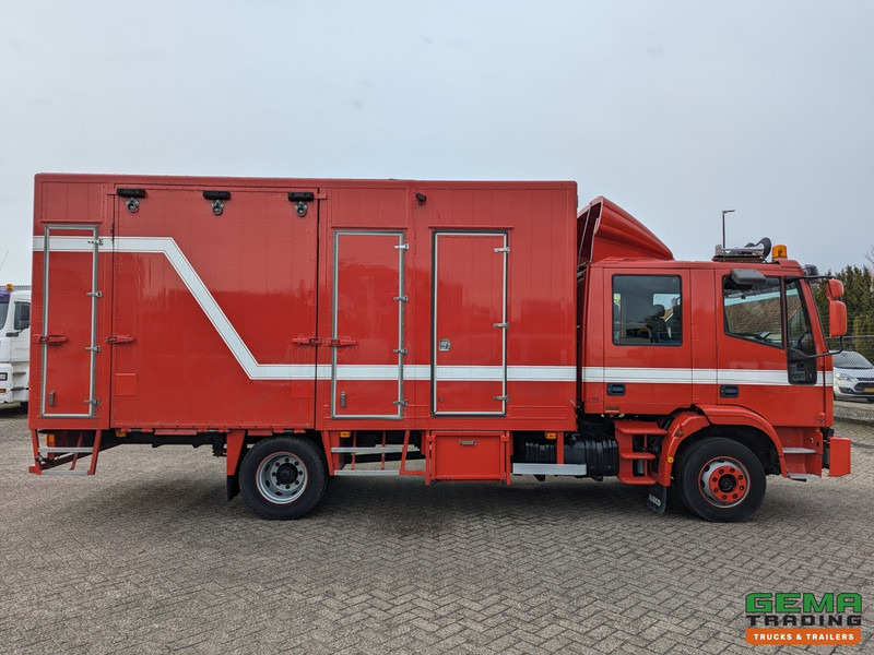 Auto na přepravu koní Iveco Tector ML120E24D 4x2 Euro3 DubbelCabine - Paardenwagen 3-Paards - Kleedruimte - Hydraulische klep- TOP!: obrázek 13