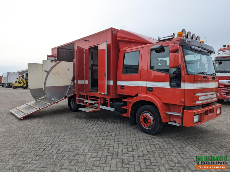 Iveco Tector ML120E24D 4x2 Euro3 DubbelCabine - Paardenwagen 3-Paards - Kleedruimte - Hydraulische klep- TOP! - Auto na přepravu koní: obrázek 1 Iveco Tector ML120E24D 4x2 Euro3 DubbelCabine - Paardenwagen 3-Paards - Kleedruimte - Hydraulische klep- TOP! - Auto na přepravu koní: obrázek 1