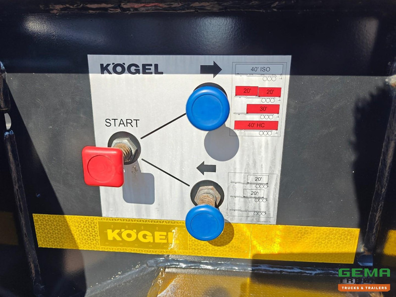 Kontejnerovy návěs/ Výměnná nástavba Kögel PORT 40 SIMPLEX 20 3-Assen SAF - Schijfremmen - 20/30/40FT Aansluiting - Achterschuiver: obrázek 18 Kontejnerovy návěs/ Výměnná nástavba Kögel PORT 40 SIMPLEX 20 3-Assen SAF - Schijfremmen - 20/30/40FT Aansluiting - Achterschuiver: obrázek 18