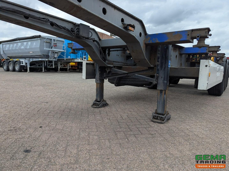 Kontejnerovy návěs/ Výměnná nástavba Krone SDC 27 3-Assen SAF - Lift as - Schijfremmen - Achterschuiver - 20 2x20FT/30/40FT: obrázek 11 Kontejnerovy návěs/ Výměnná nástavba Krone SDC 27 3-Assen SAF - Lift as - Schijfremmen - Achterschuiver - 20 2x20FT/30/40FT: obrázek 11