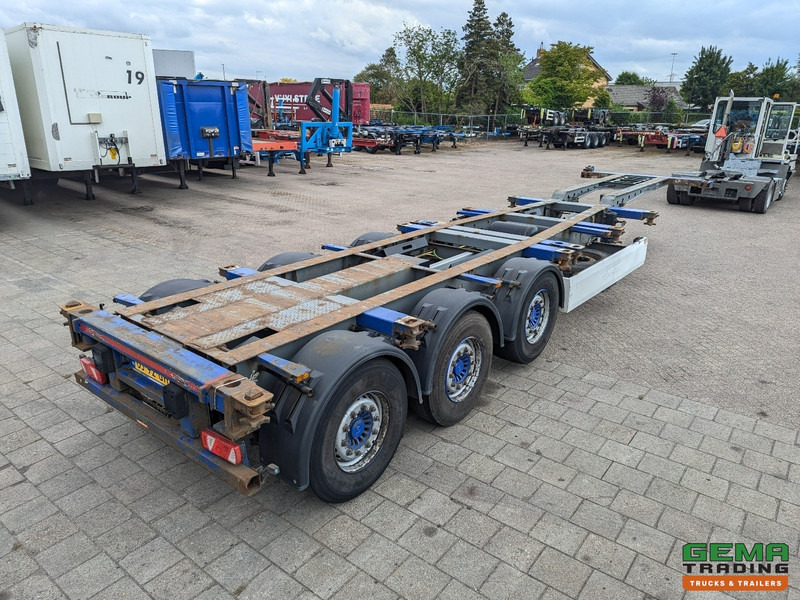 Krone SDC 27 3-Assen SAF - Lift as - Schijfremmen - Achterschuiver - 20 2x20FT/30/40FT - Kontejnerovy návěs/ Výměnná nástavba: obrázek 4 Krone SDC 27 3-Assen SAF - Lift as - Schijfremmen - Achterschuiver - 20 2x20FT/30/40FT - Kontejnerovy návěs/ Výměnná nástavba: obrázek 4