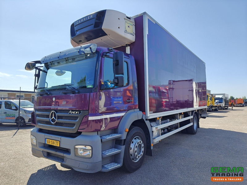 Mercedes-Benz AXOR 1824 L 4x2 Dagcab Euro5 - Koel-Vriesbak 7.5M - Carrier Supra 950MT + Laadklep 2000KG - Zijdeuren - Chladírenský nákladní automobil: obrázek 1 Mercedes-Benz AXOR 1824 L 4x2 Dagcab Euro5 - Koel-Vriesbak 7.5M - Carrier Supra 950MT + Laadklep 2000KG - Zijdeuren - Chladírenský nákladní automobil: obrázek 1