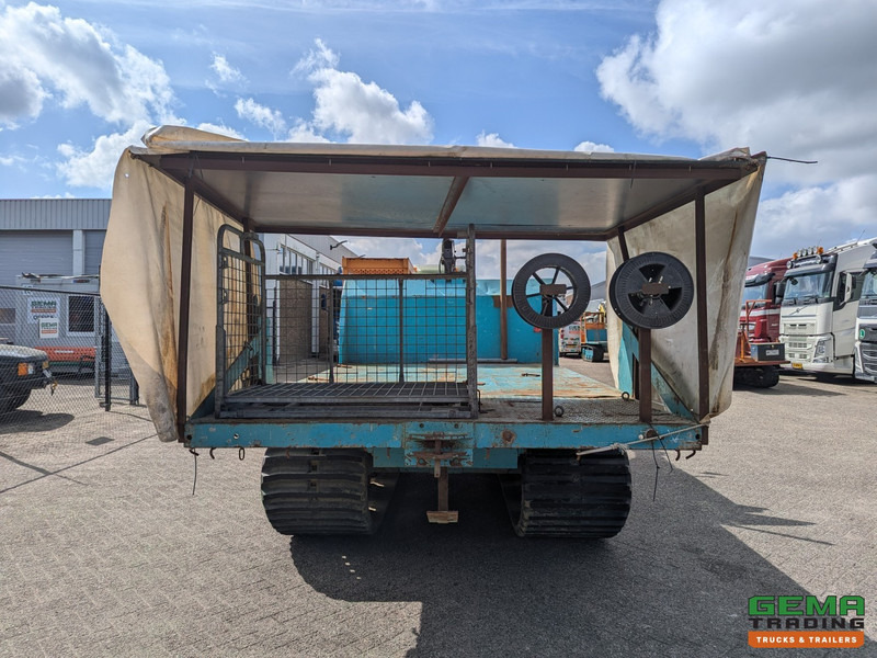Dampr Morooka MST-1100 Rupsdumper / Werktuigdrager - Platte kiepbak + Hiab 026 T3 Kraan - Komatsu 6Cil: obrázek 6