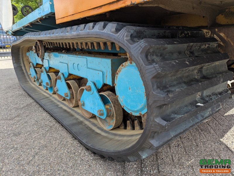 Dampr Morooka MST-1100 Rupsdumper / Werktuigdrager - Platte kiepbak + Hiab 026 T3 Kraan - Komatsu 6Cil: obrázek 13