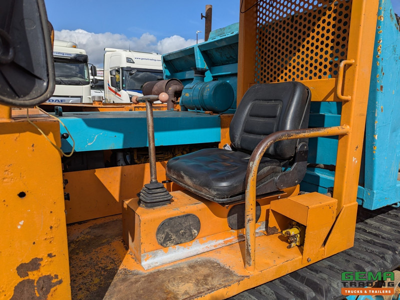 Dampr Morooka MST-1100 Rupsdumper / Werktuigdrager - Platte kiepbak + Hiab 026 T3 Kraan - Komatsu 6Cil: obrázek 8