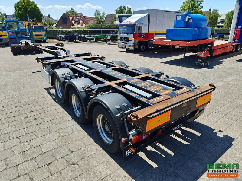 Pacton T3-010 3-Assen SAF - MULTI - Trommelremmen - LiftAs - 3x Uitschuifbaar - Kontejnerovy návěs/ Výměnná nástavba: obrázek 2 Pacton T3-010 3-Assen SAF - MULTI - Trommelremmen - LiftAs - 3x Uitschuifbaar - Kontejnerovy návěs/ Výměnná nástavba: obrázek 2