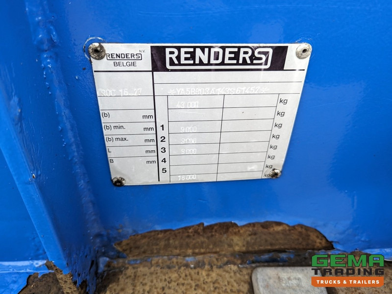 Kontejnerovy návěs/ Výměnná nástavba Renders ROC16.27 3-Assen SAF Schijfremmen - X-Steering - 30FT: obrázek 16