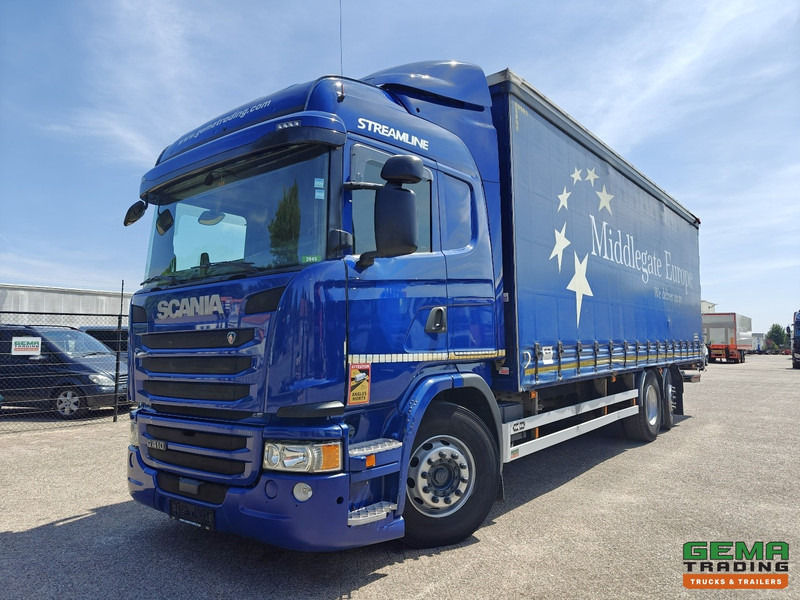 Scania G410 6x2/4 Streamline Euro6 - Retarder - Schuifzeilenbak 8.2M + Laadklep 1500kg - Smart Tacho V2 - Plachtový nákladní auto: obrázek 1 Scania G410 6x2/4 Streamline Euro6 - Retarder - Schuifzeilenbak 8.2M + Laadklep 1500kg - Smart Tacho V2 - Plachtový nákladní auto: obrázek 1