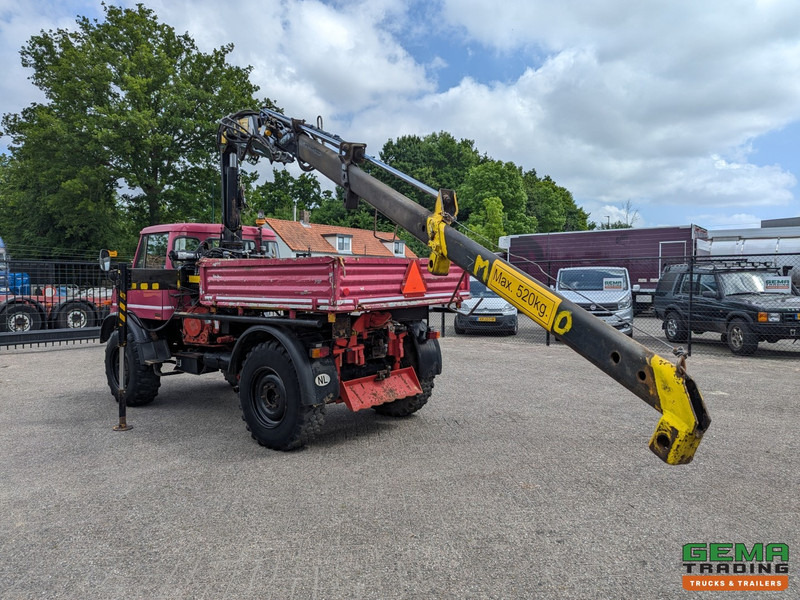 Unimog 416/U1100 4x4 - Hiab PK4600A - Open laadbak - Lier - Vangmuil/trekhaak - Mercedes Benz - Auto s hydraulickou rukou: obrázek 4 Unimog 416/U1100 4x4 - Hiab PK4600A - Open laadbak - Lier - Vangmuil/trekhaak - Mercedes Benz - Auto s hydraulickou rukou: obrázek 4