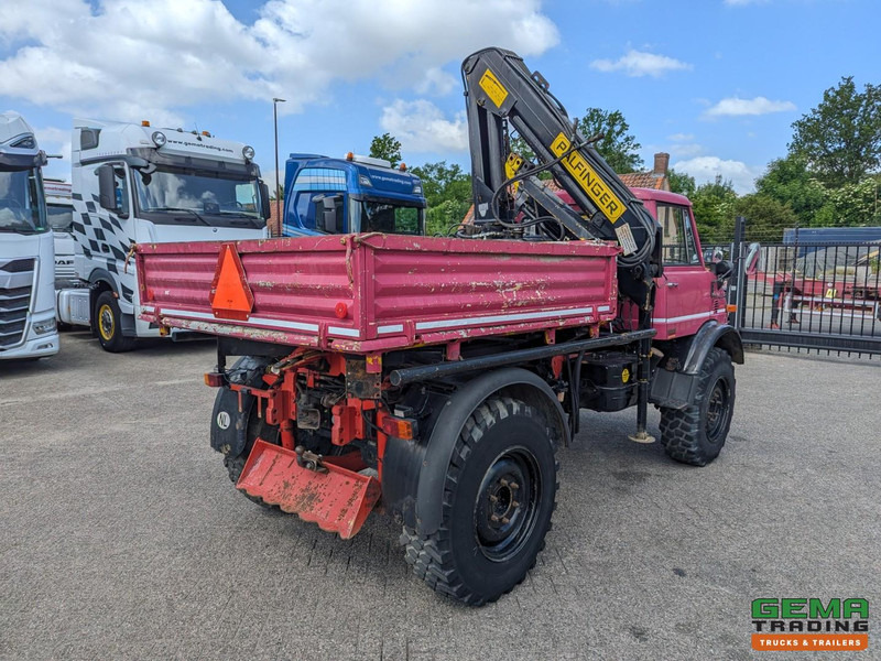 Unimog 416/U1100 4x4 - Hiab PK4600A - Open laadbak - Lier - Vangmuil/trekhaak - Mercedes Benz - Auto s hydraulickou rukou: obrázek 5 Unimog 416/U1100 4x4 - Hiab PK4600A - Open laadbak - Lier - Vangmuil/trekhaak - Mercedes Benz - Auto s hydraulickou rukou: obrázek 5