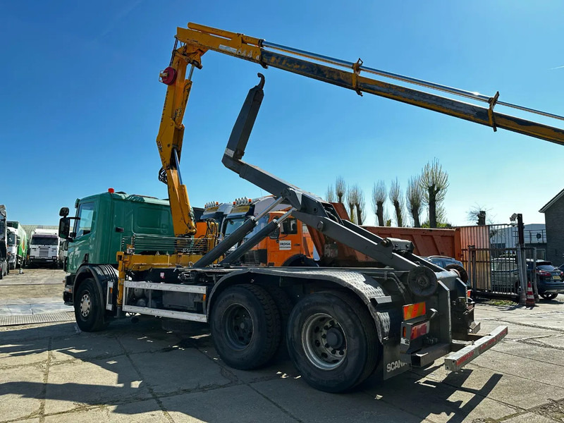 Scania P114-380 6X2 Ampirol + Heila 13000 5T Crane Manual Gear - Kontejnérový podvozek/ Výměnná nástavba: obrázek 3 Scania P114-380 6X2 Ampirol + Heila 13000 5T Crane Manual Gear - Kontejnérový podvozek/ Výměnná nástavba: obrázek 3