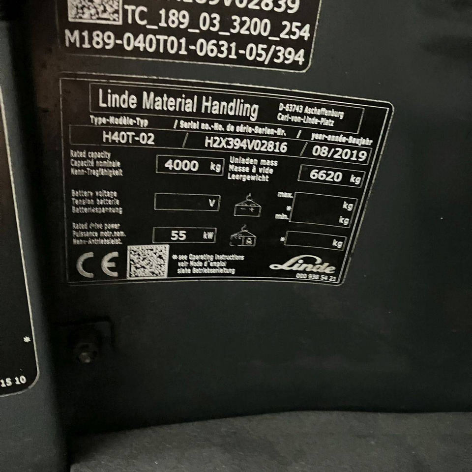 Linde H40T (394-02) Beverage - Plynový vysokozdvižný vozík: obrázek 5 Linde H40T (394-02) Beverage - Plynový vysokozdvižný vozík: obrázek 5