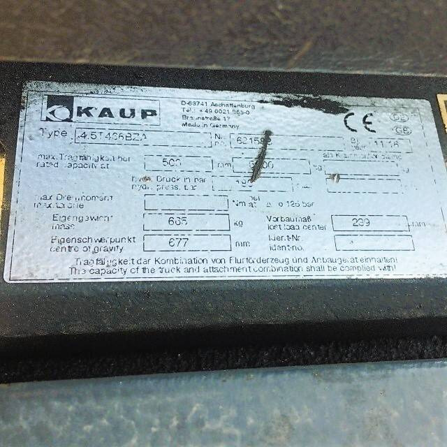 Kaup Fork positioner with separate sideshift - Příslušenství: obrázek 1 Kaup Fork positioner with separate sideshift - Příslušenství: obrázek 1