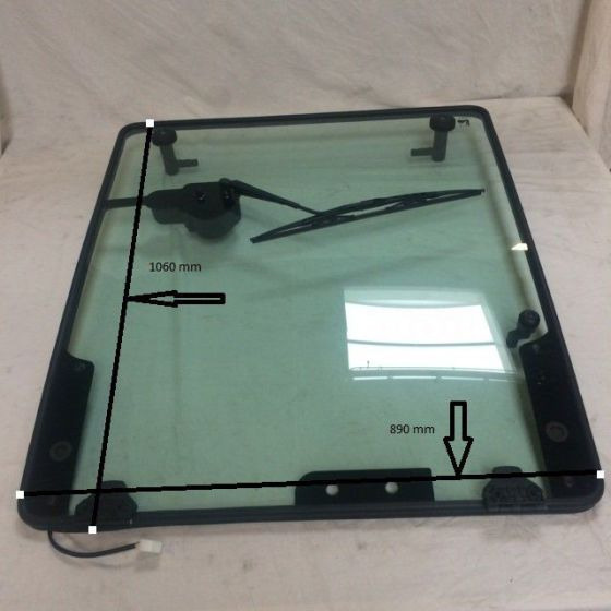 Rear windows for Caterpillar / Mitsubishi - Okno a díly pro Manipulační technika: obrázek 1 Rear windows for Caterpillar / Mitsubishi - Okno a díly pro Manipulační technika: obrázek 1