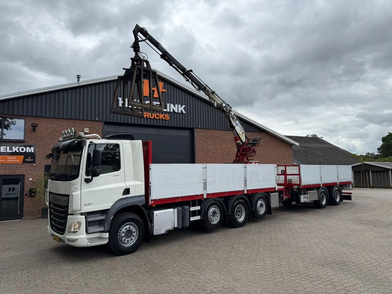 DAF CF 480 8X2 KENNIS K16R3 Kraan Combi 234.610KM + PACTON - Nákladní automobil valníkový/ Plošinový, Auto s hydraulickou rukou: obrázek 1 DAF CF 480 8X2 KENNIS K16R3 Kraan Combi 234.610KM + PACTON - Nákladní automobil valníkový/ Plošinový, Auto s hydraulickou rukou: obrázek 1