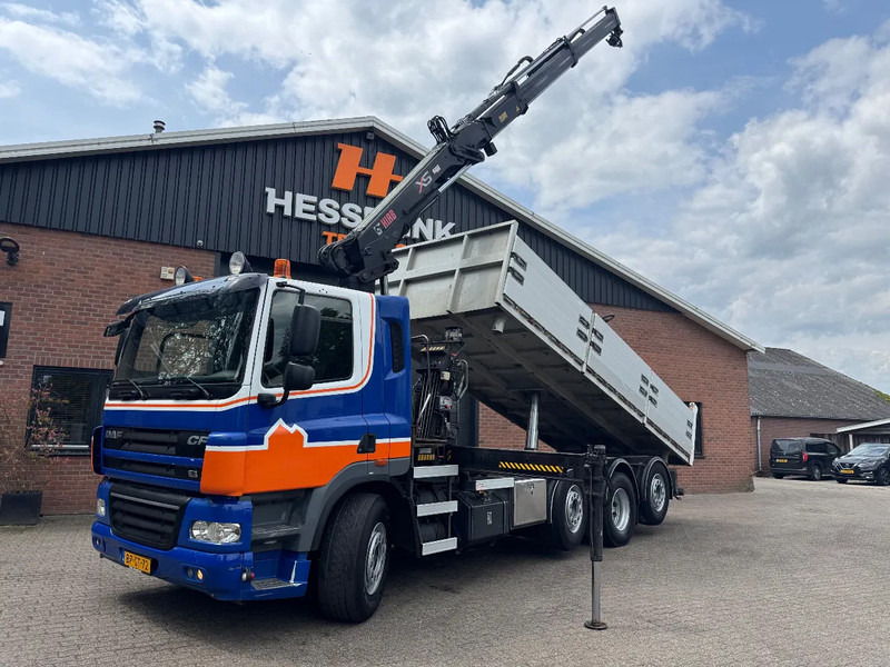 DAF CF 85.360 8X2 3 Zijdige kipper HIAB 16 t/m kraan AHK Top condition - Sklápěč, Auto s hydraulickou rukou: obrázek 1 DAF CF 85.360 8X2 3 Zijdige kipper HIAB 16 t/m kraan AHK Top condition - Sklápěč, Auto s hydraulickou rukou: obrázek 1