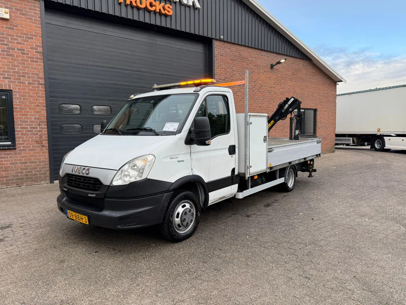 Iveco 50c14 Erdgas/CNG Hiab kran/crane Pritsche - Dodávka valník: obrázek 1 Iveco 50c14 Erdgas/CNG Hiab kran/crane Pritsche - Dodávka valník: obrázek 1