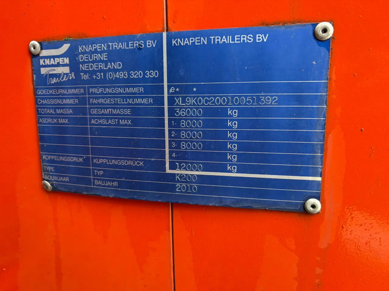 Knapen Trailers K200 93m3 10MM Cargo floor Liftas, - S posuvnou podlahou návěs: obrázek 3 Knapen Trailers K200 93m3 10MM Cargo floor Liftas, - S posuvnou podlahou návěs: obrázek 3