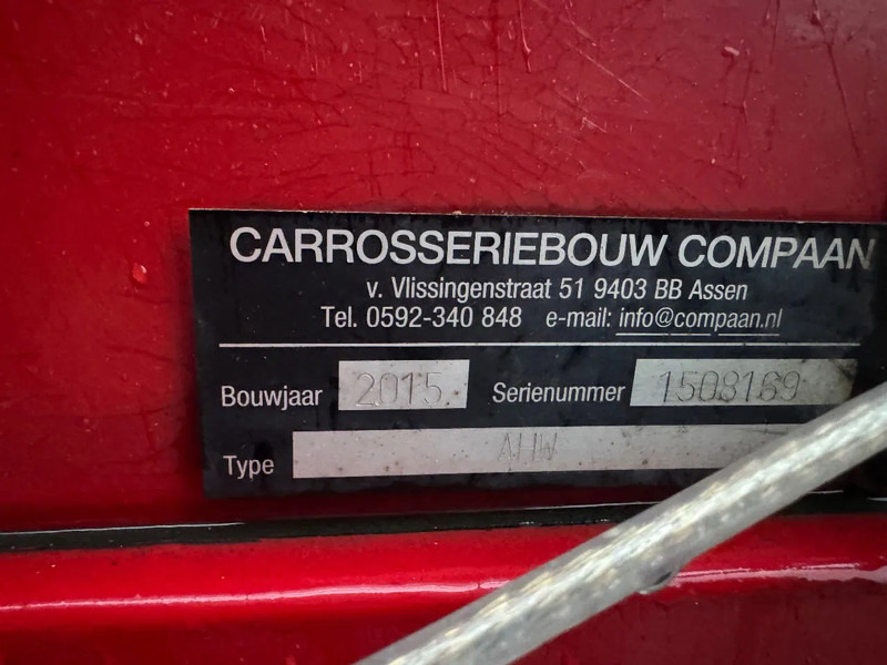 Plachtový přívěs WEBTRAILER 2AS 810CM Jumbo/Volume Schuifzeilen Galvanized/Gegalvaniseerd 62m3: obrázek 10 Plachtový přívěs WEBTRAILER 2AS 810CM Jumbo/Volume Schuifzeilen Galvanized/Gegalvaniseerd 62m3: obrázek 10