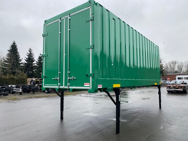 Krone BDF-System 7.45, LACK NEU in RAL 6024, FABRIKNEUE Portaltüren - Skříňová nástavba: obrázek 2 Krone BDF-System 7.45, LACK NEU in RAL 6024, FABRIKNEUE Portaltüren - Skříňová nástavba: obrázek 2