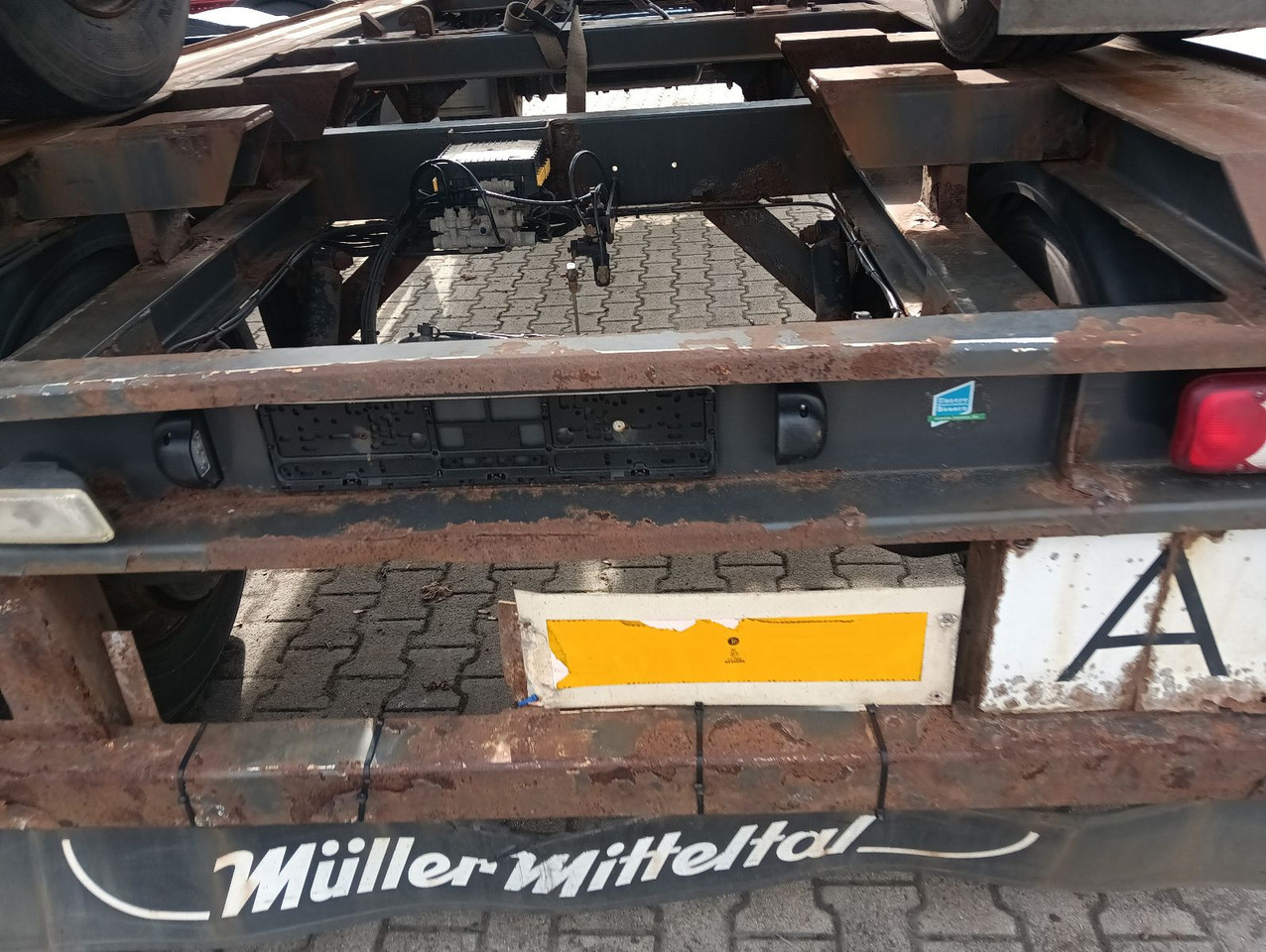 Hákový/ Ramenový nosič přívěs Müller-Mitteltal RA18 Abrollanhänger 7m BPW Trommel TÜV 5/2025 Müller-Mitteltal RA18 Abrollanhänger 7m BPW Trommel TÜV 5/2025: obrázek 8