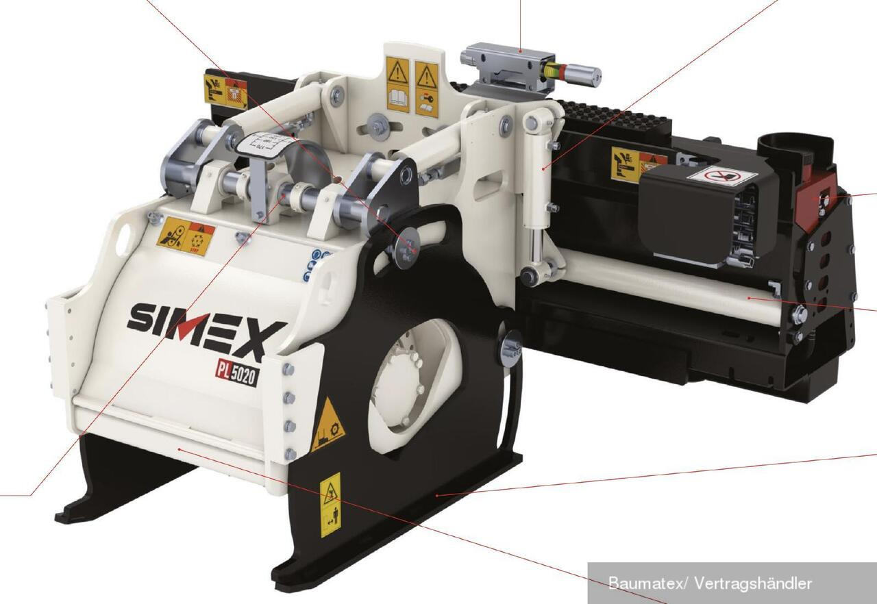 Simex 35cm Fräse f. Lader f. Radlader + Baggerlader!! - Silniční fréza: obrázek 5 Simex 35cm Fräse f. Lader f. Radlader + Baggerlader!! - Silniční fréza: obrázek 5