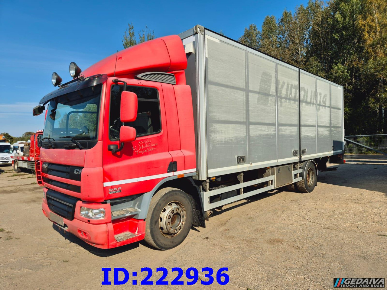 DAF CF 75.310 - Euro5 - Skříňový nákladní auto: obrázek 1 DAF CF 75.310 - Euro5 - Skříňový nákladní auto: obrázek 1