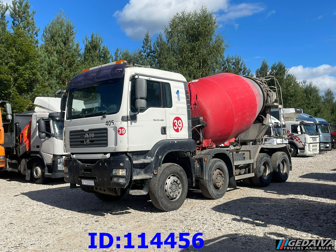 MAN TGA 35.480 8X4 8m3 Manual - Autodomíchávač: obrázek 1 MAN TGA 35.480 8X4 8m3 Manual - Autodomíchávač: obrázek 1