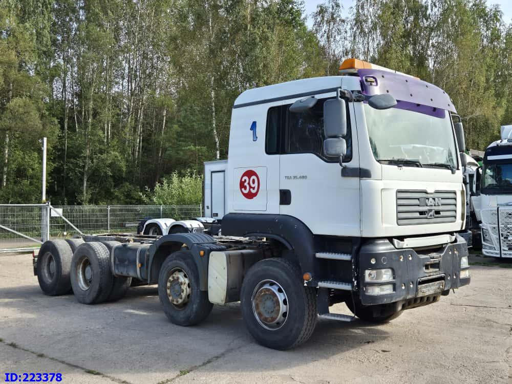 MAN TGA 35.480 8X4 - Full steel - Manual - Podvozek s kabinou: obrázek 4 MAN TGA 35.480 8X4 - Full steel - Manual - Podvozek s kabinou: obrázek 4